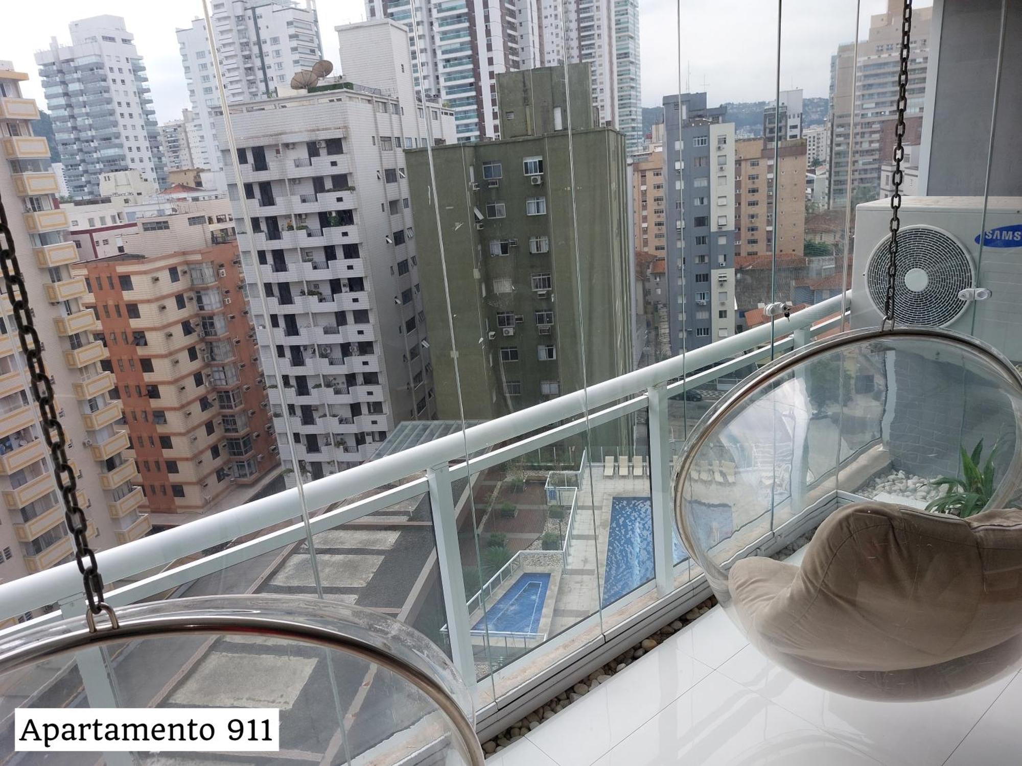 Book Santos - Condominio Unlimited - Apartamento Com Vista Mar E Apartamento Com Vista Piscina Phòng bức ảnh