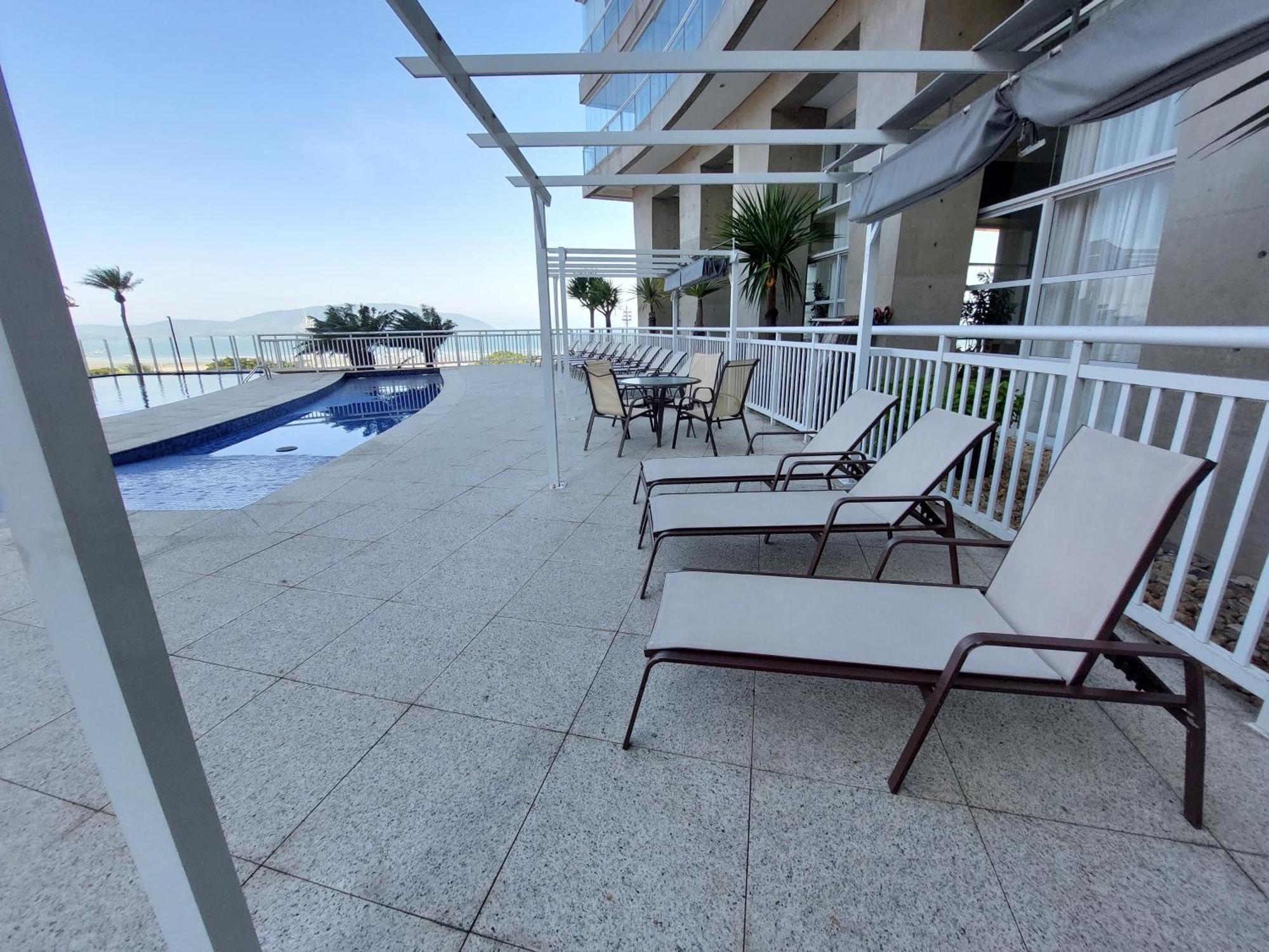 Book Santos - Condominio Unlimited - Apartamento Com Vista Mar E Apartamento Com Vista Piscina Ngoại thất bức ảnh